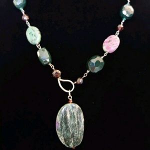 Sterling silver Agate jasper